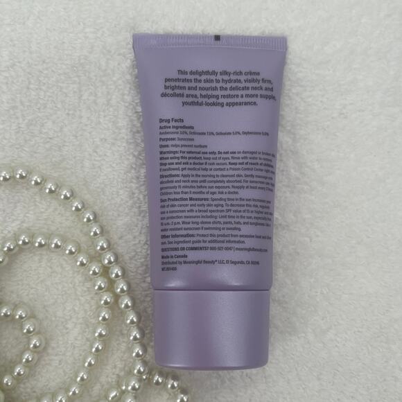 Meaningful Beauty Skin Brightening Decollete & Neck Treatment 1.7 Fl Oz - SPF 15 - Picture 2 of 2